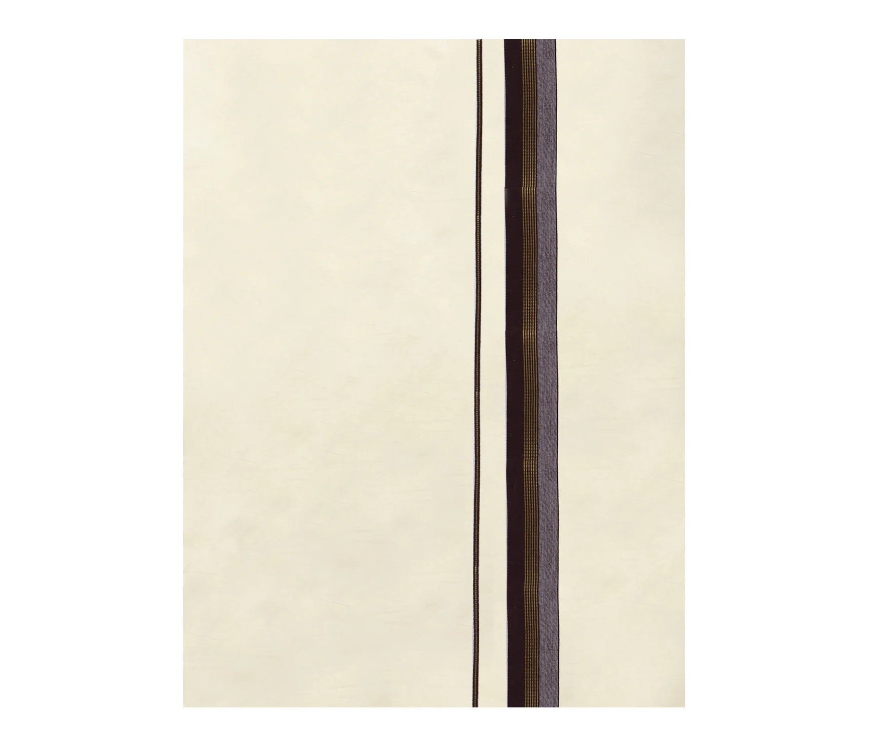 Ramraj Mens Marron Jari Fancy Border Kora Dhoti EGJ06