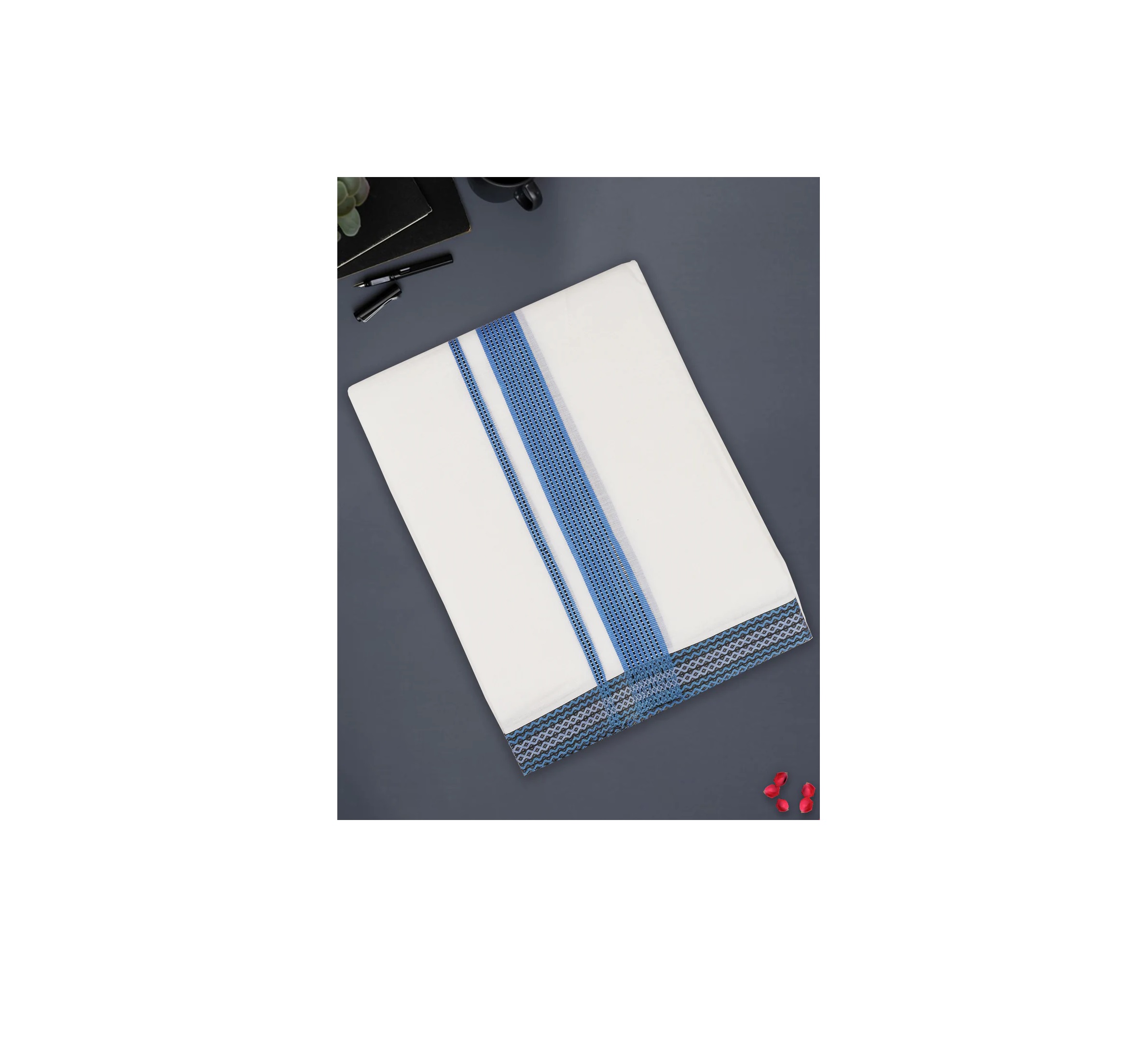 Ramraj Mens Premium Cotton Double Dhoti Luxury Club LCJ03