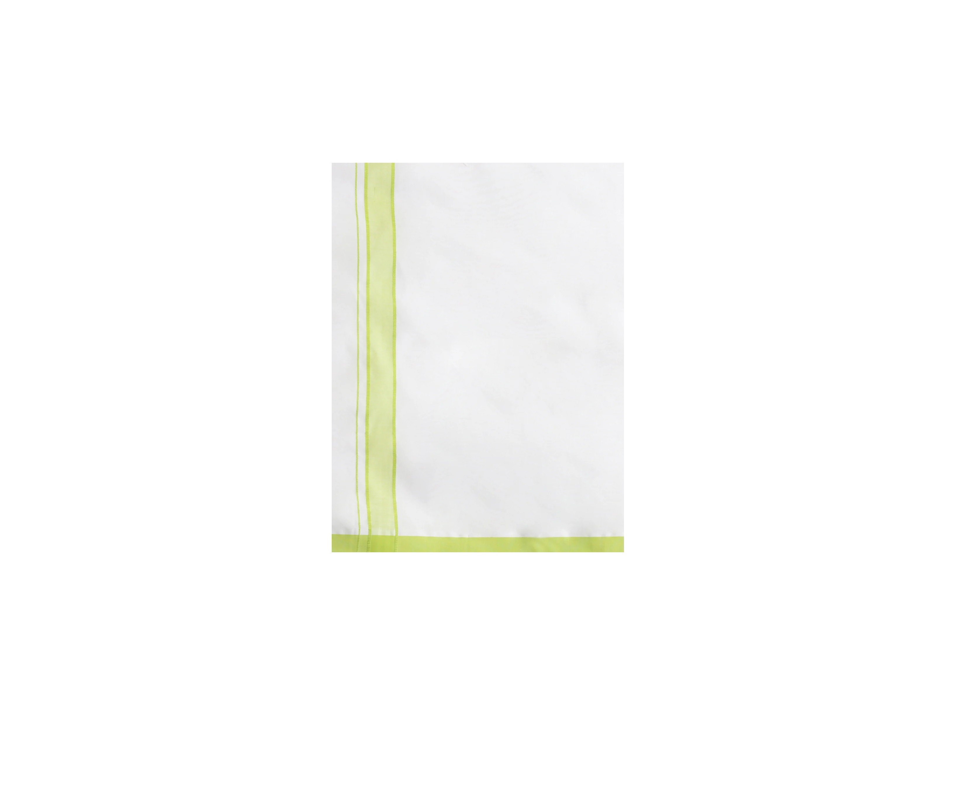 Ramraj Mens Prestigious Look Cotton Single Dhoti with Yellow Green Fancy Border WP20