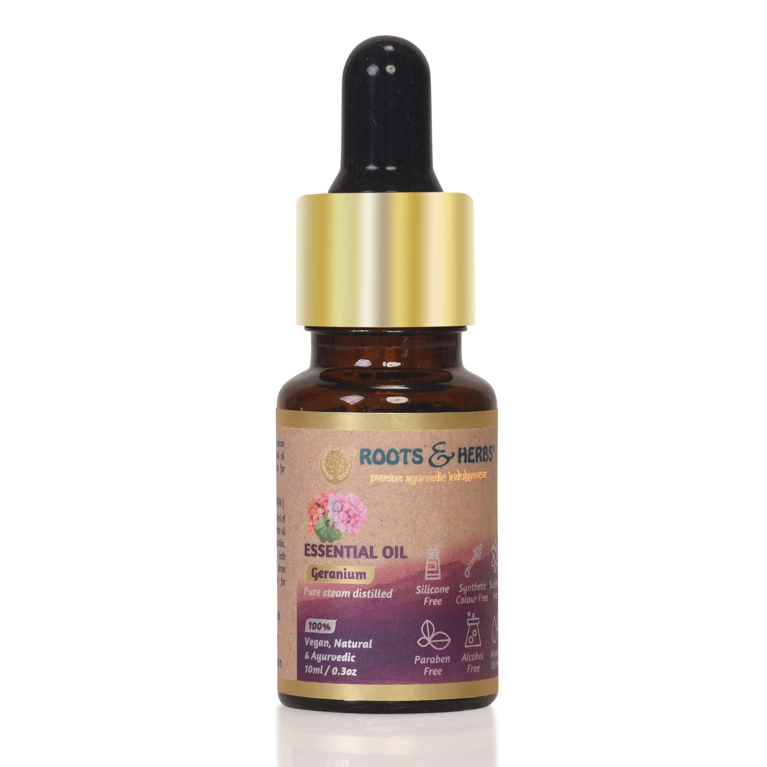 Roots and Herbs Geranium Essential Oil