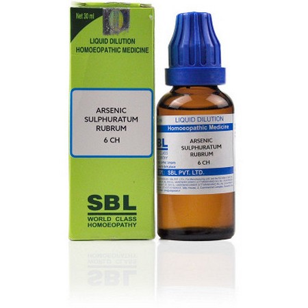 SBL Arsenicum Sulphuratum Rubrum 6 CH Dilution