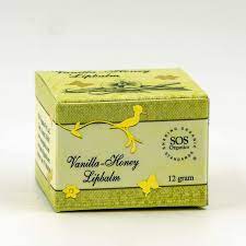 SOS Organics Natural Vanilla-Honey Lipbalm