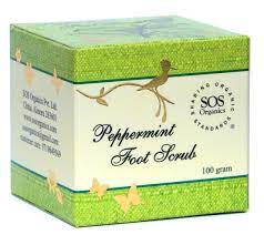 SOS Organics Peppermint Foot Scrub