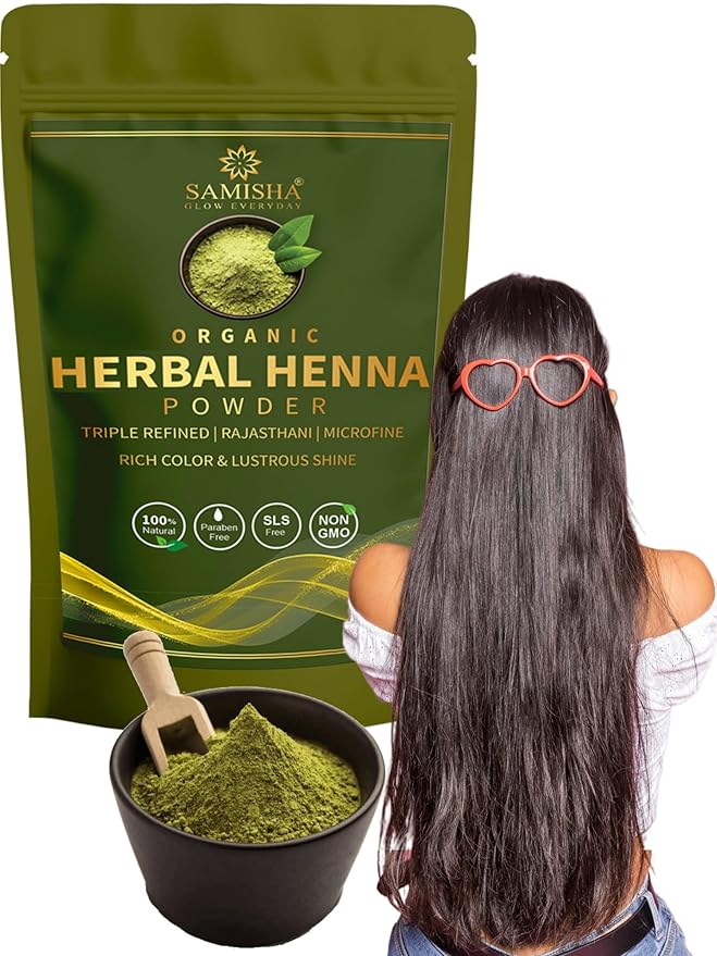 Samisha Organic Henna Leaves Powder