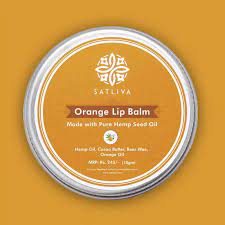 Satliva Orange Lip Balm