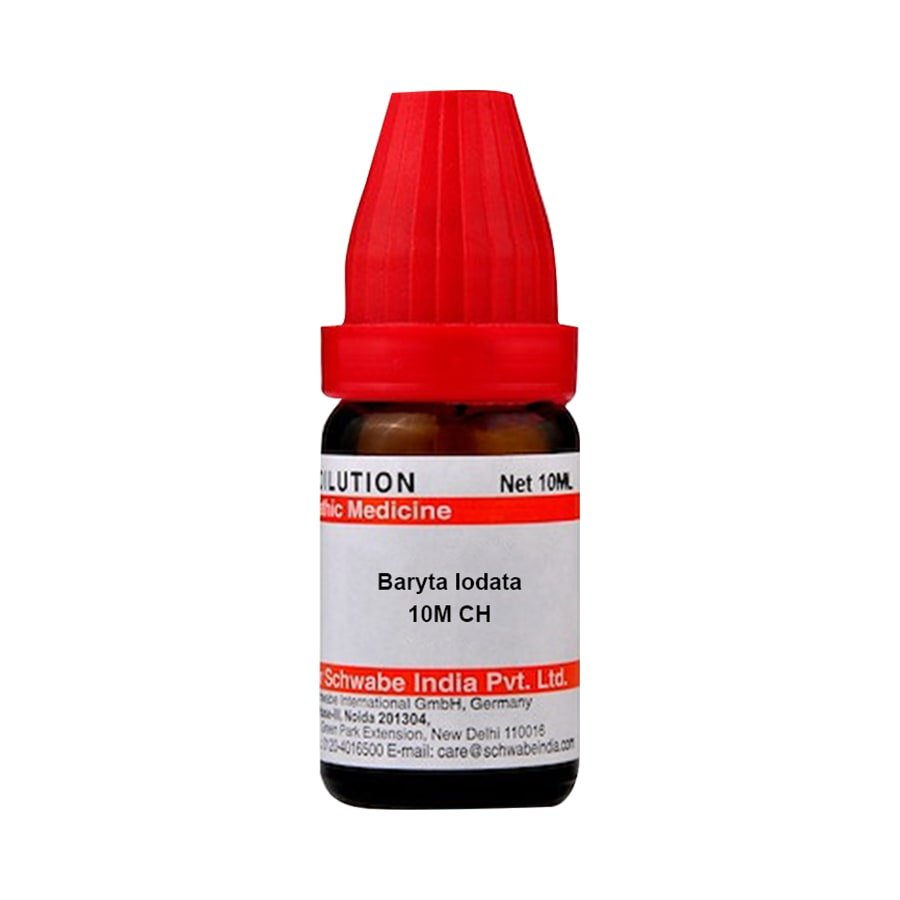 Schwabe Baryta Iodata Barium Iodatum 10 M Dilutions