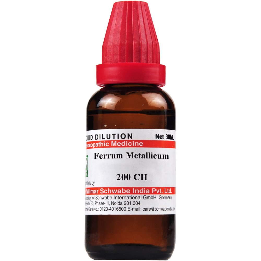 Schwabe Ferrum Metallicum 200 CH Dilutions