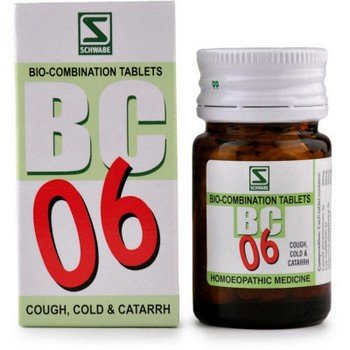 Schwabe Homeopathy BC 06-Cough Cold and Catarrh
