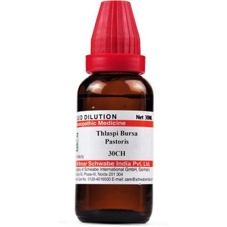 Schwabe Thlaspi Bursa Pastoris 30 CH Dilutions