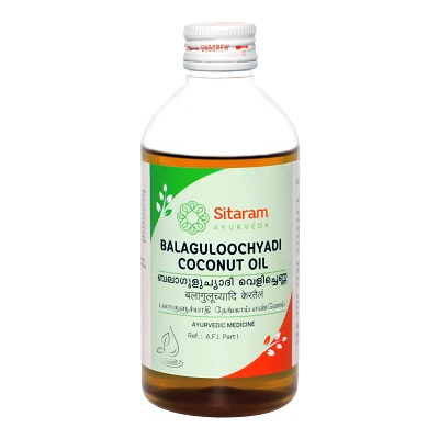 Sitaram Ayurveda Balaguloochyadi Coconut Oil