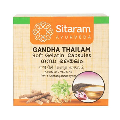 Sitaram Ayurveda Gandha Thailam Soft Gelatin Capsules