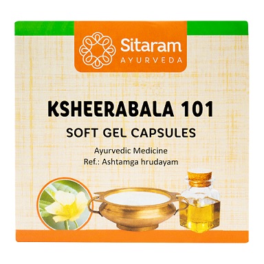 Sitaram Ayurveda Ksheerabala 101 Soft Gel Capsules