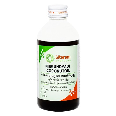 Sitaram Ayurveda Nirgundyadi Coconut Oil
