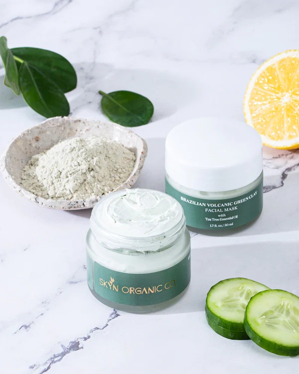 Skyn Organic co Brazilian Volcanic Green Clay Facial Mask