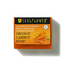 Soul Flower Vitamin C Rich Orange Carrot Soap