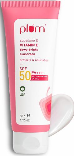 Plum Squalane & Vitamin E SPF 50 PA+++ Dewy-Bright Sunscreen