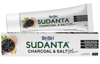 Sri Sri Tattva Sudanta Gel Toothpaste Charcoal & Salt