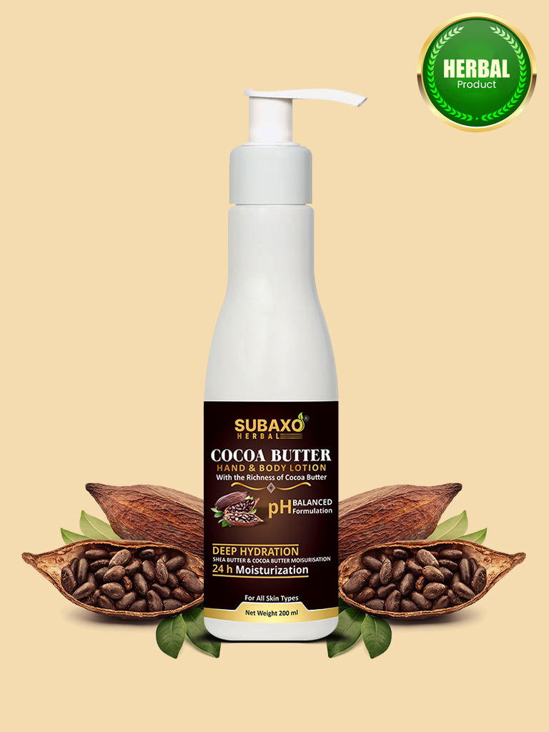 Subaxo Herbal Cocoa Butter Face, Hand & Body Lotion 