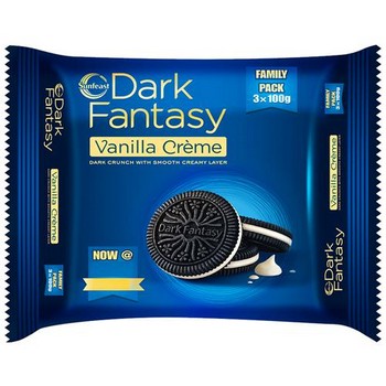 Sunfeast Dark Fantasy Cream Biscuit Vanilla Creme