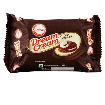 Sunfeast Dream Cream Choco Vanilla Biscuits
