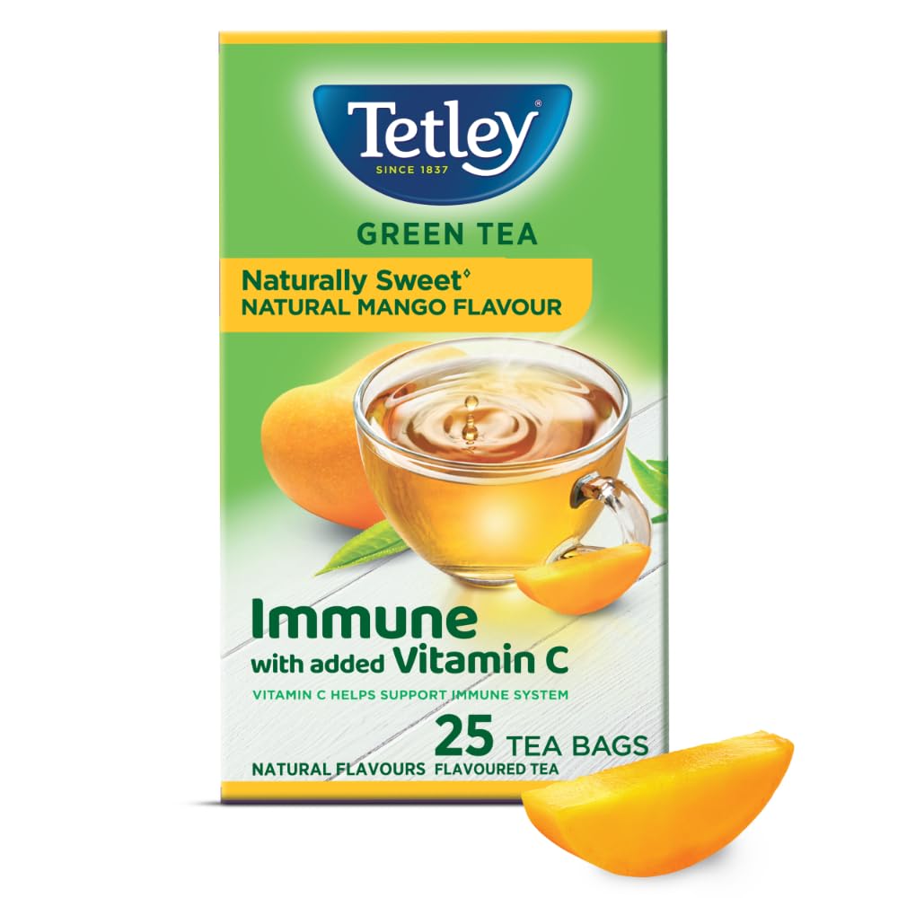 Tetley Green Tea Mango Flavour
