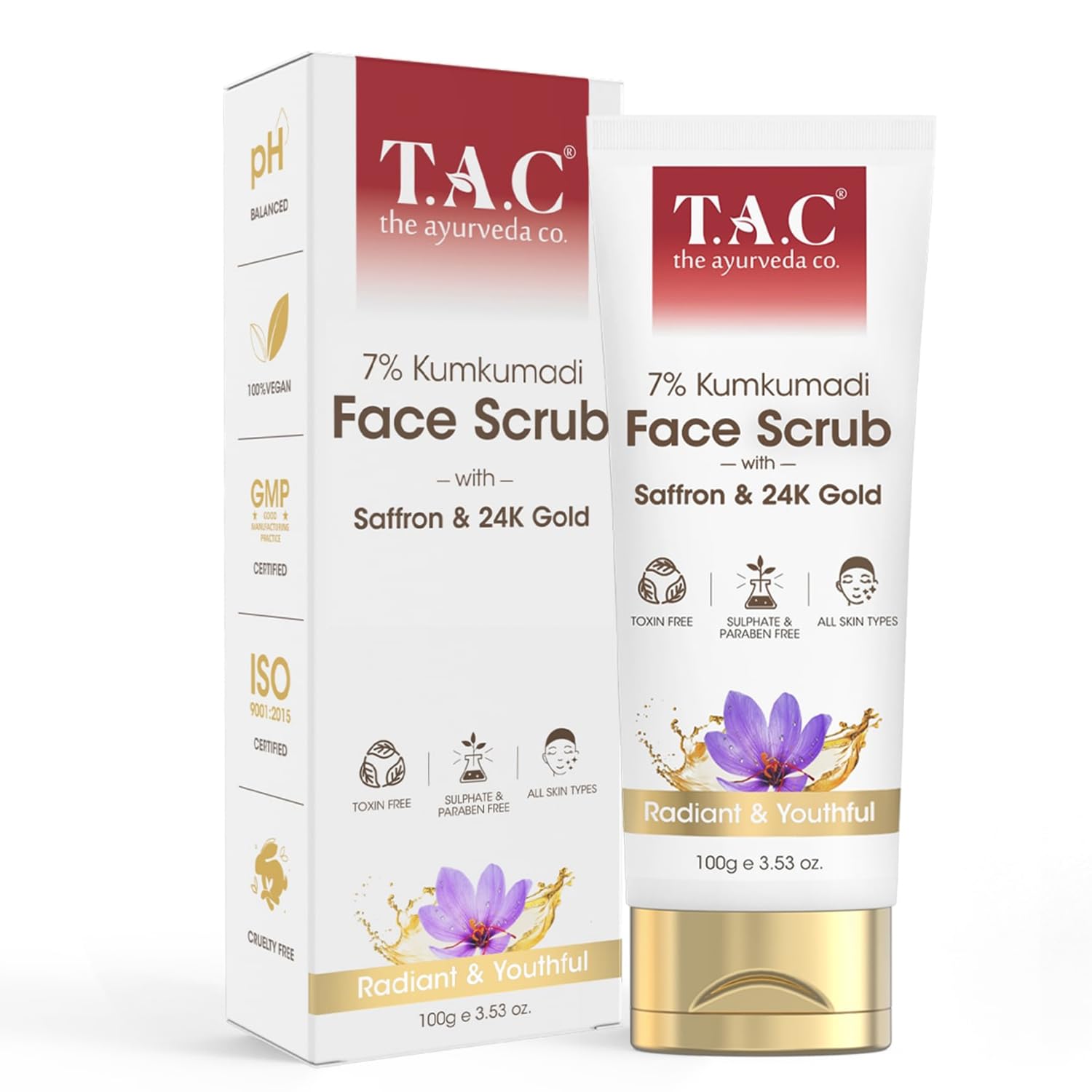 The Ayurveda Co Kumkumadi Face Scrub