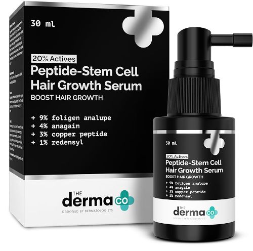 The Derma Co 20% Actives Peptide-Stem Cell Hair Growth Serum