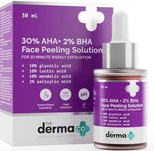 The Derma Co 30% AHA + 2% BHA Peeling Solution 