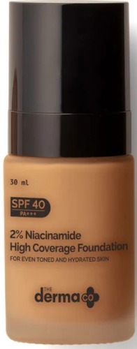 The Derma Co. 2% Niacinamide High Coverage Foundation - 04 Caramel 