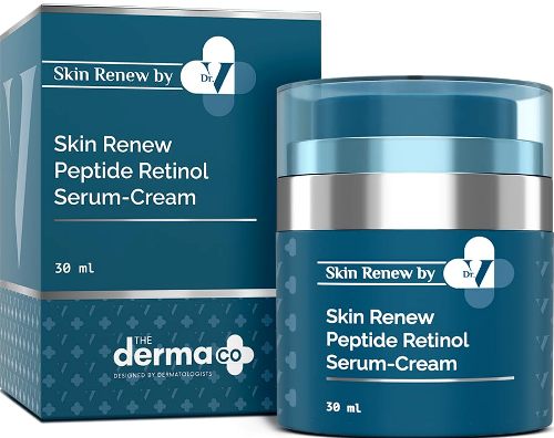 The Derma Co. X Dr V Skin Renew Peptide Retinol Serum-Cream 