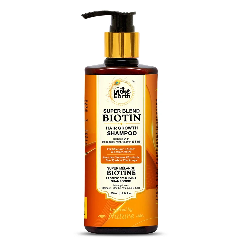 The Indie Earth Biotin Hair Shampoo