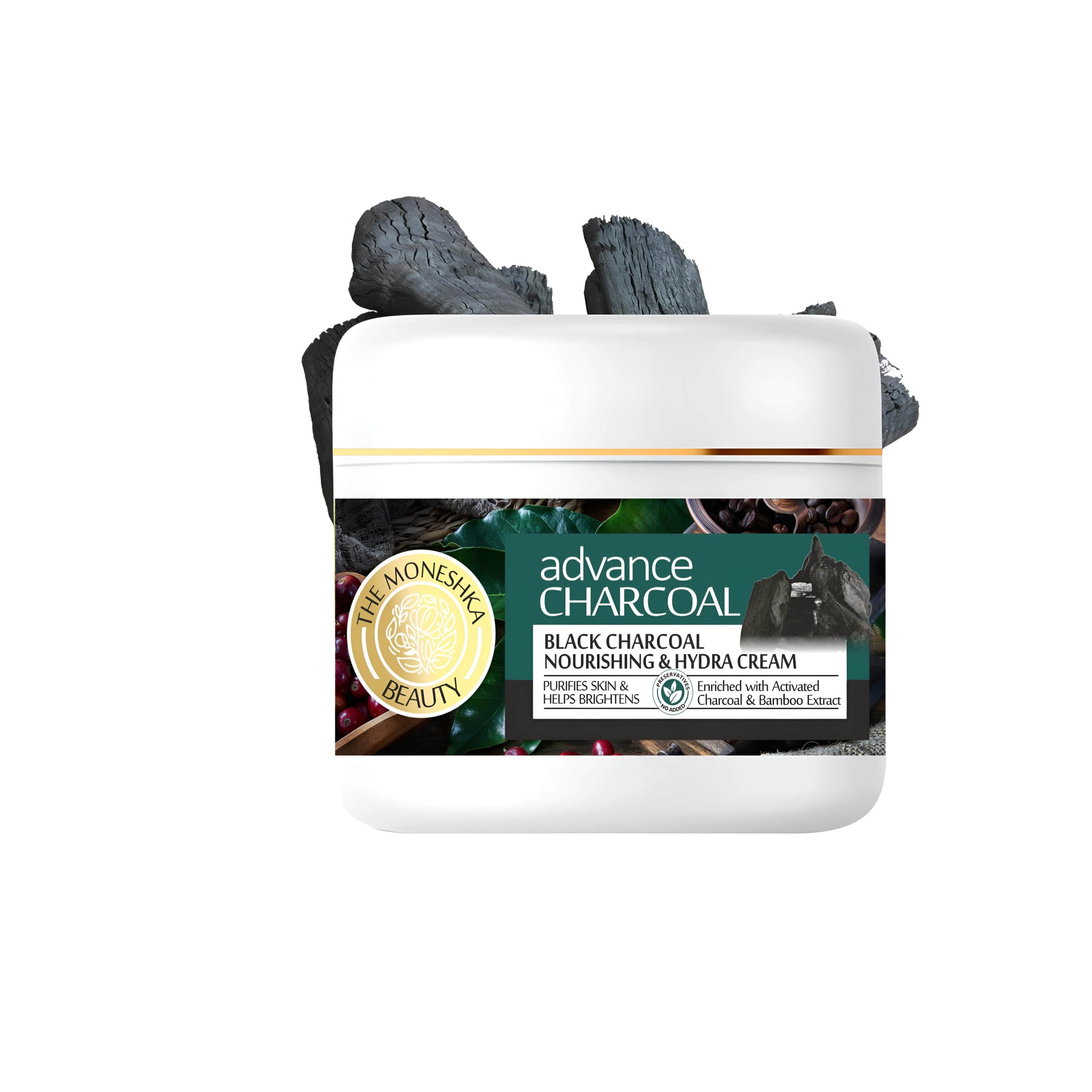 The Moneshka Beauty Charcoal Activated Blackhead Removal Deep Pore Cleansing