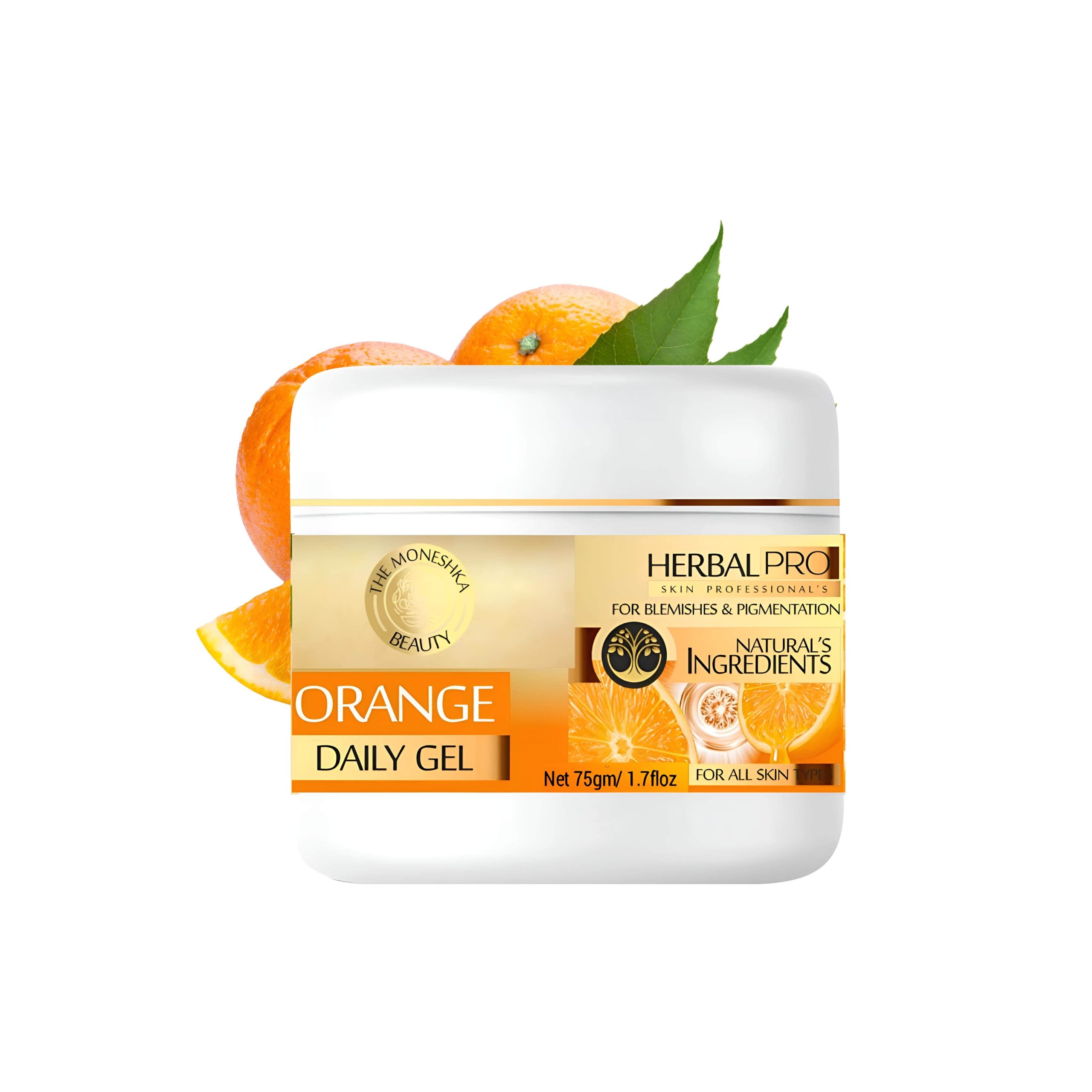 The Moneshka Beauty Orange VIT-C Refreshing Face Gel