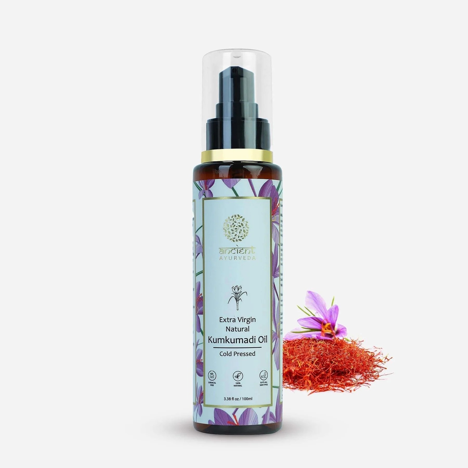The Skin Co Extra Virgin Cold Pressed Natural Kumkumadi Oil