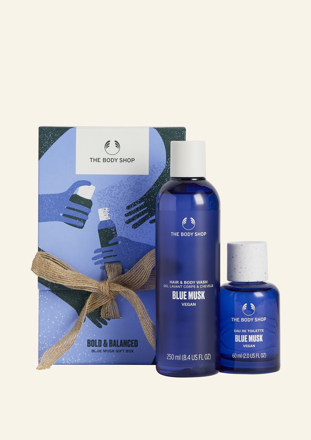 The body shop Bold & Balanced Blue Musk Gift Box