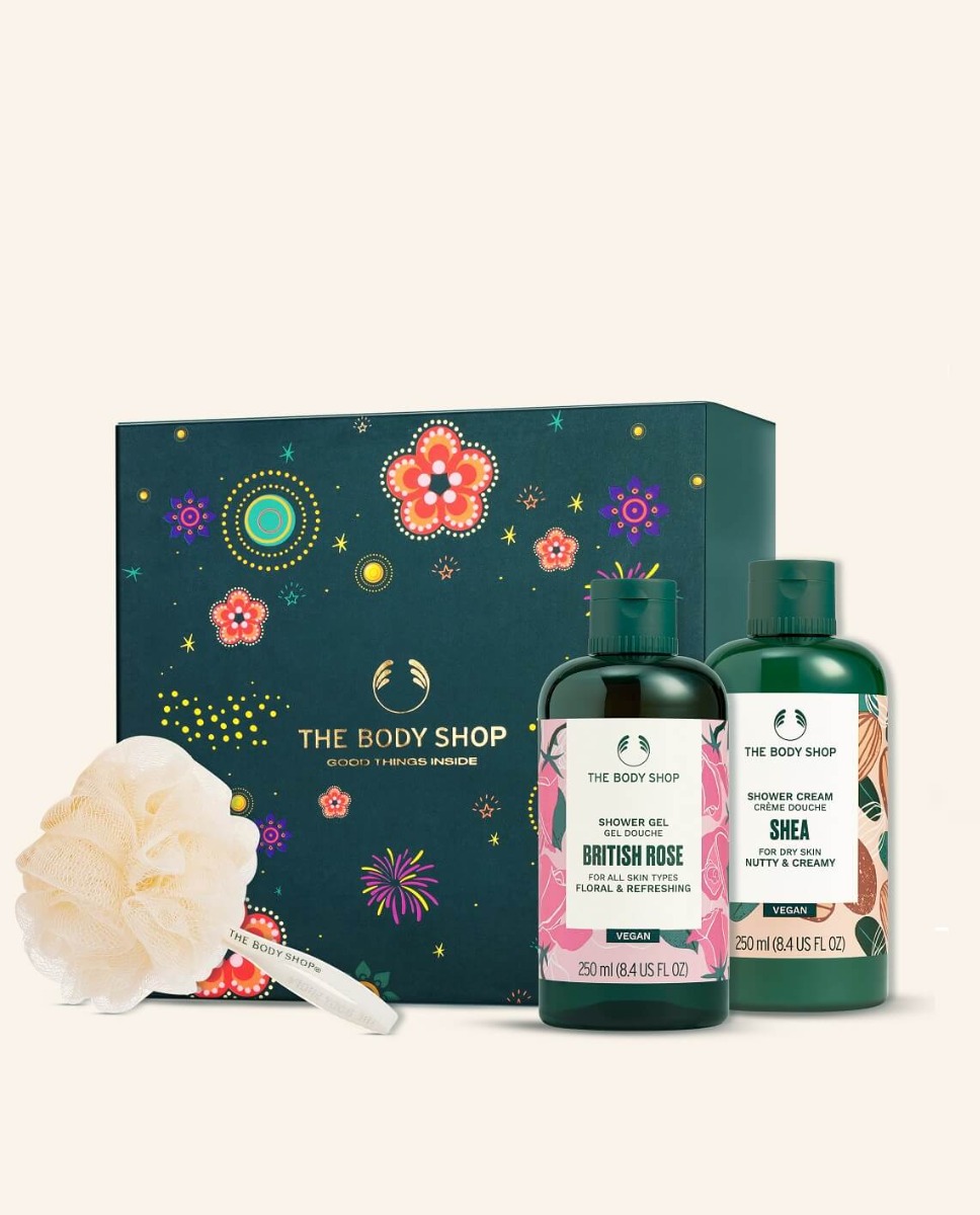The body shop Floral & Creamy Shower Gel Duo