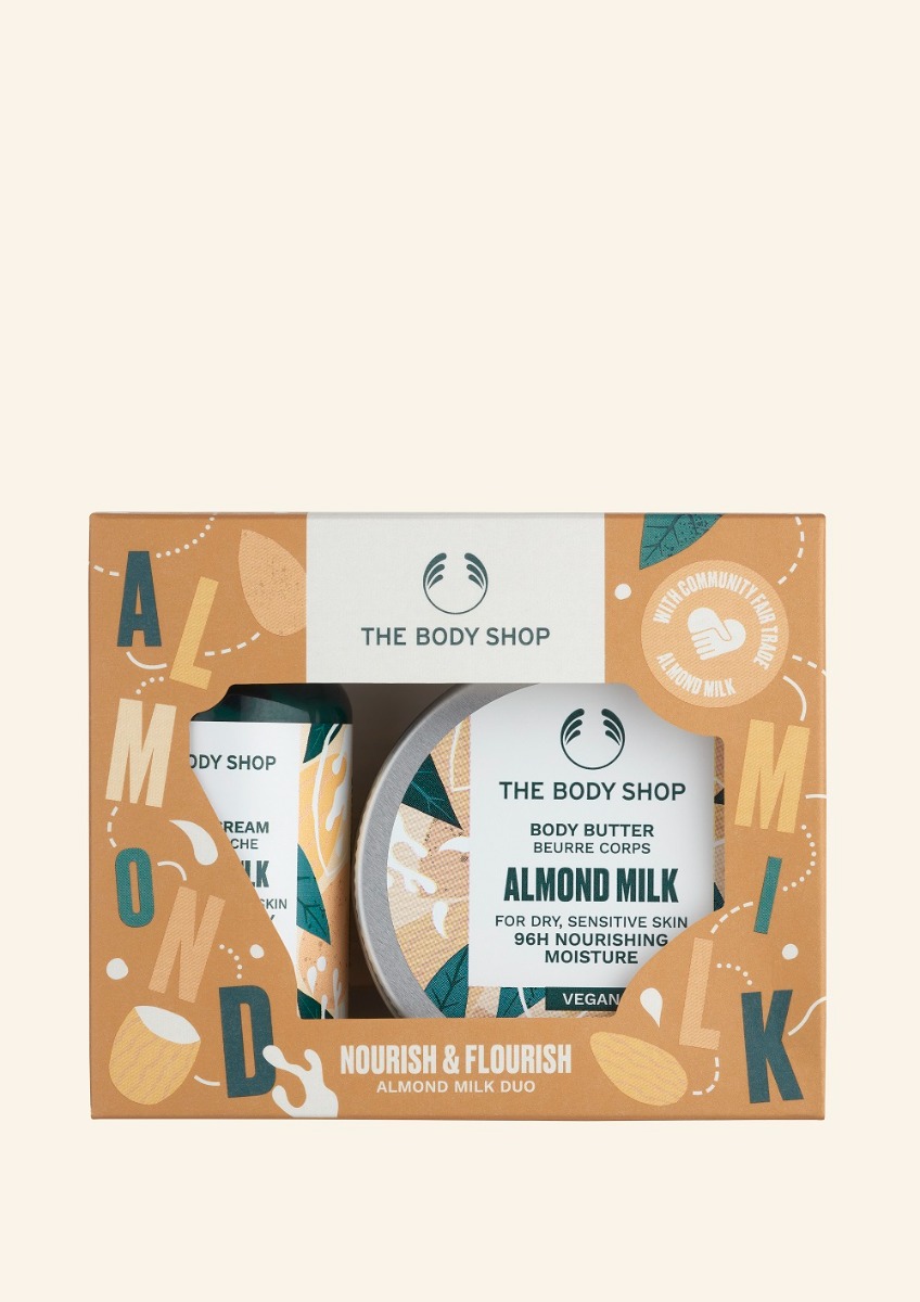 The body shop Nourish & Flourish Almond Milk Duo