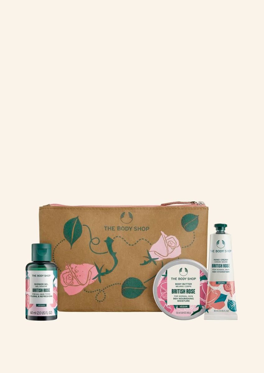 The body shop  Nourish & Flourish British Rose Gift Bag