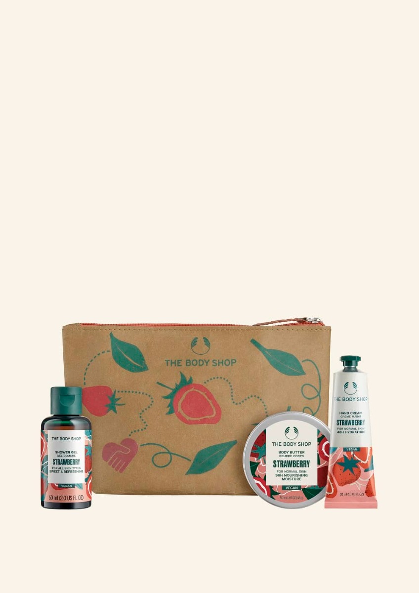 The body shop Nourish & Flourish Strawberry Gift Bag