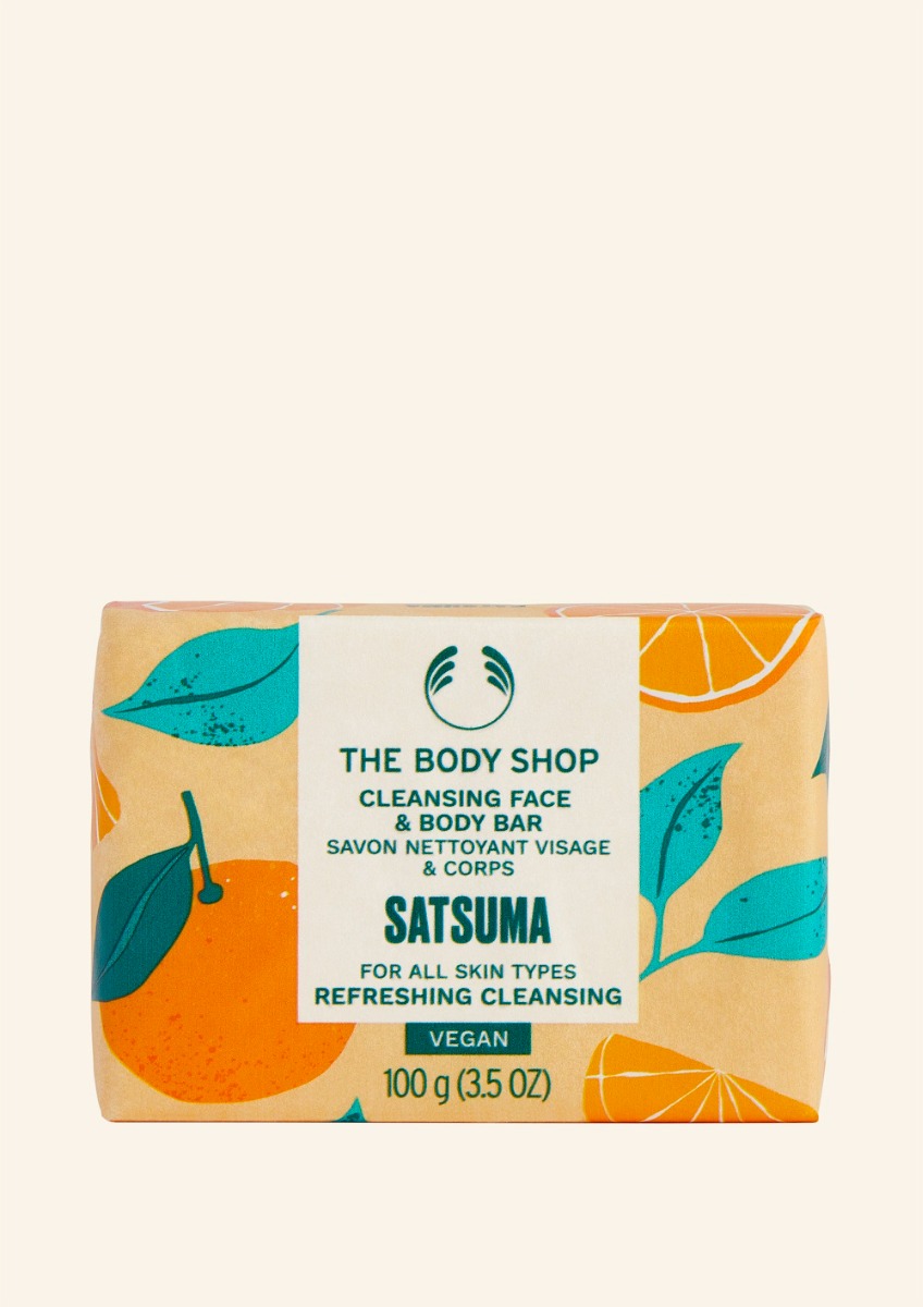 The body shop Satsuma Cleansing Face & Body Bar