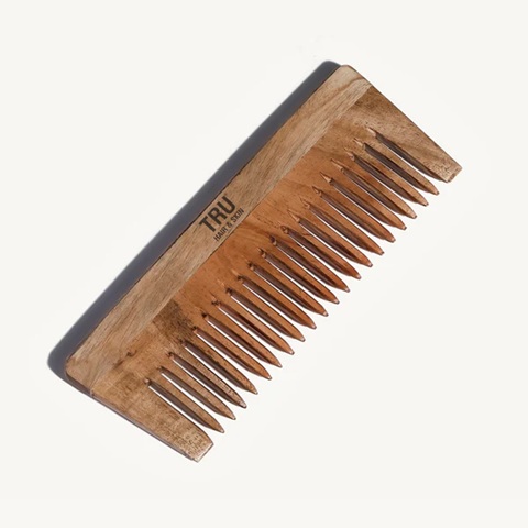 Tru Hair and Skin Neem Wooden Comb