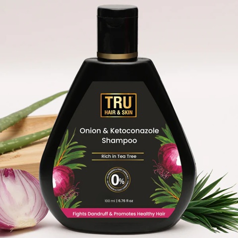 Tru Hair and Skin Onion and Keto Shampoo For Hair Fall