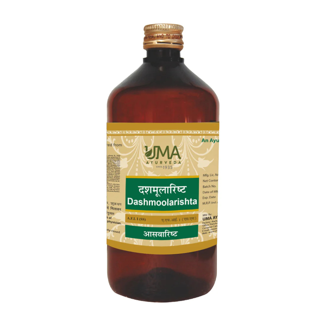 Uma Ayurveda Dashmularishta Syrup
