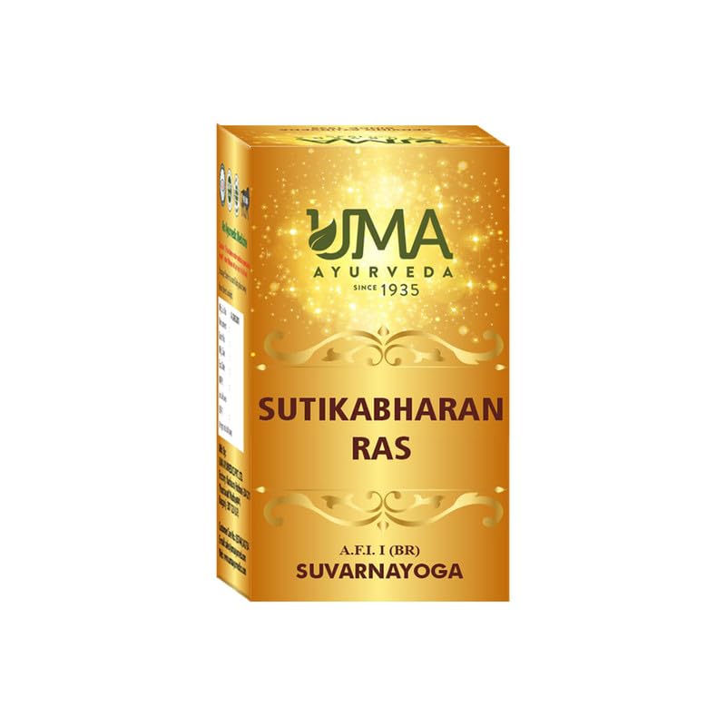 Uma Ayurveda Sutikabharana Rasa Gold Tablet