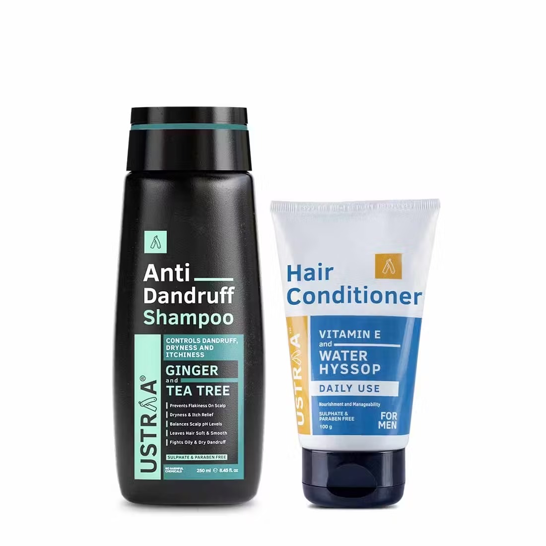 Ustraa Anti Dandruff Shampoo & Daily Use Hair Conditioner Combo