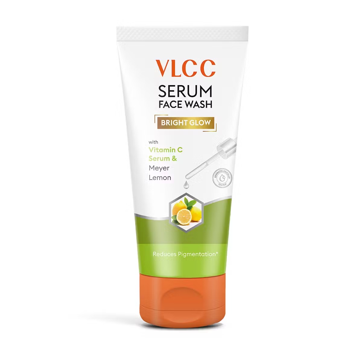 VLCC Bright Glow Serum Face Wash with Vitamin C Serum & Meyer Lemon