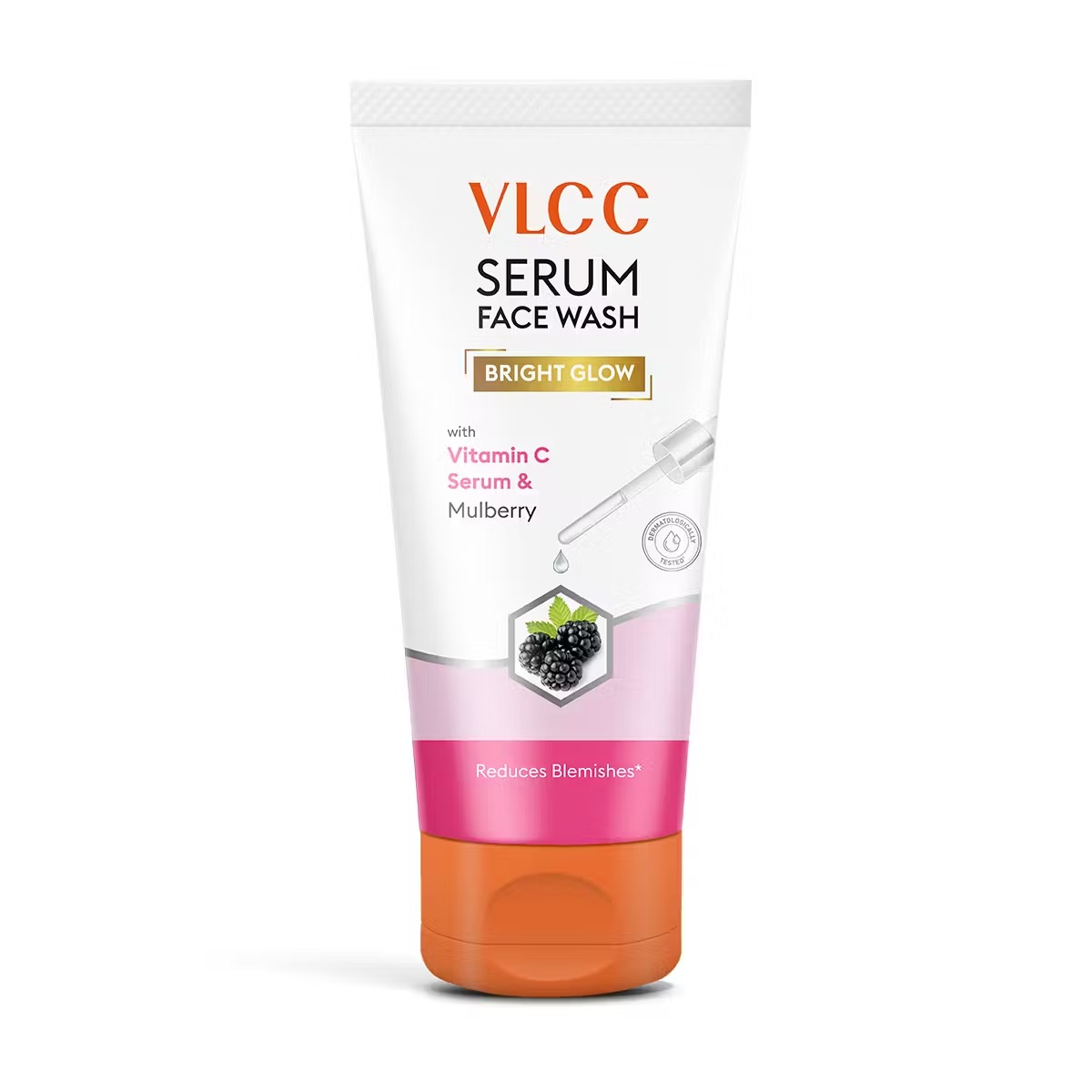 VLCC Bright Glow Serum Face Wash with Vitamin C Serum & Mulberry