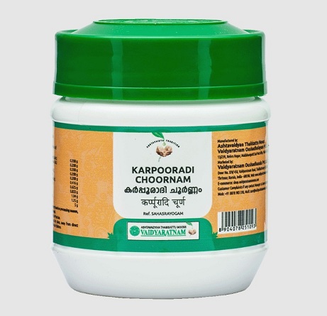 Vaidyaratnam Oushadhasala Karpooradi Choornam