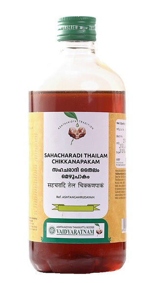 Vaidyaratnam Oushadhasala Sahacharadi Thailam Chikkanapakam