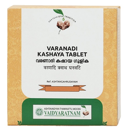 Vaidyaratnam Oushadhasala Varanadi Kashaya Gulika Tablet